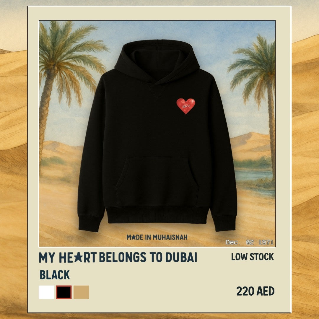 My Heart Belongs to Dubai Hoodie