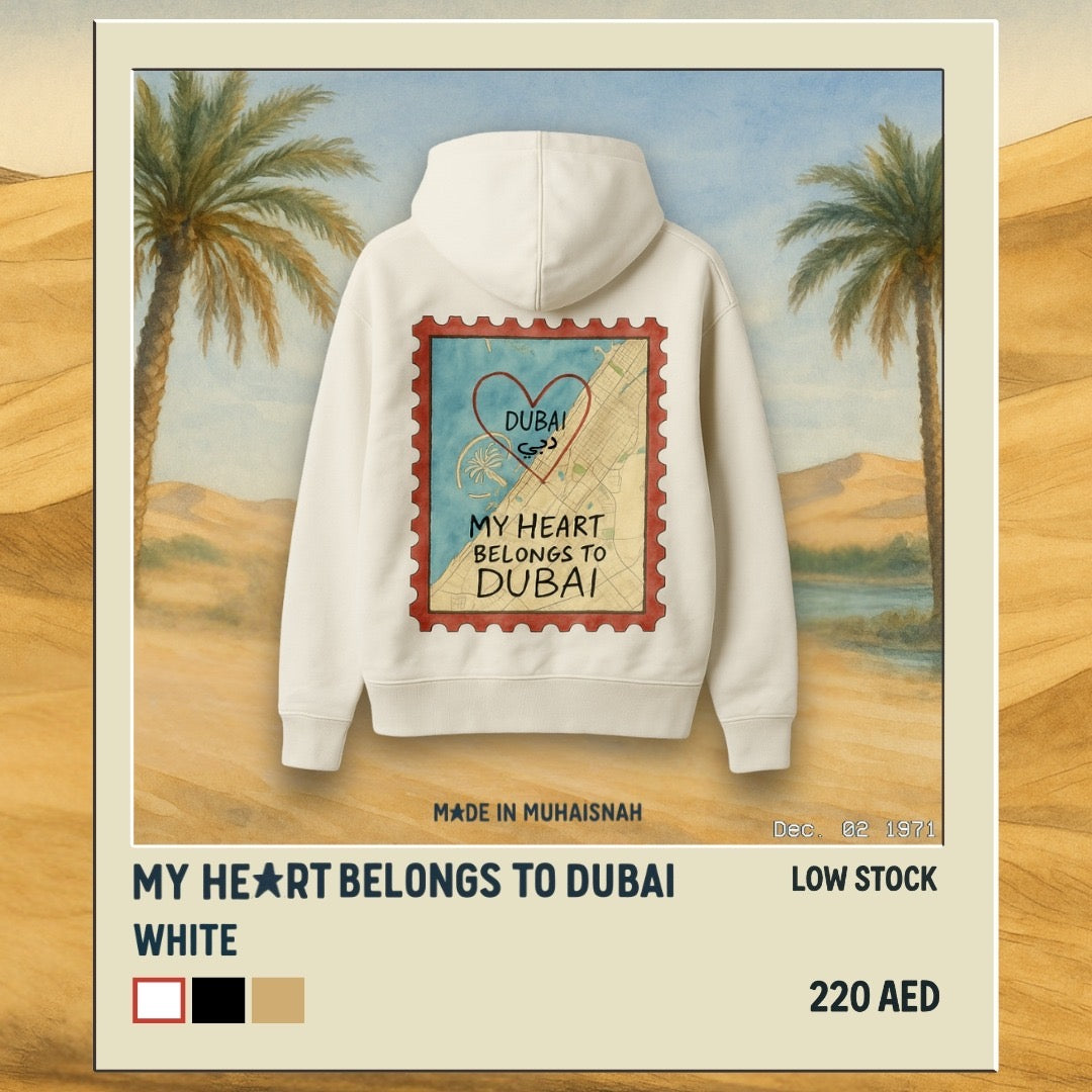 My Heart Belongs to Dubai Hoodie